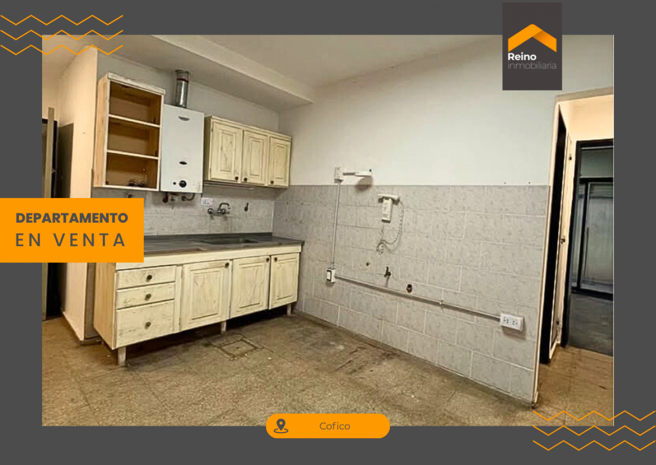OPORTUNIDAD VENTA DEPARTAMENTO B° COFICO 1 DORMITORIO ESCRITURA SIN EXPENSAS