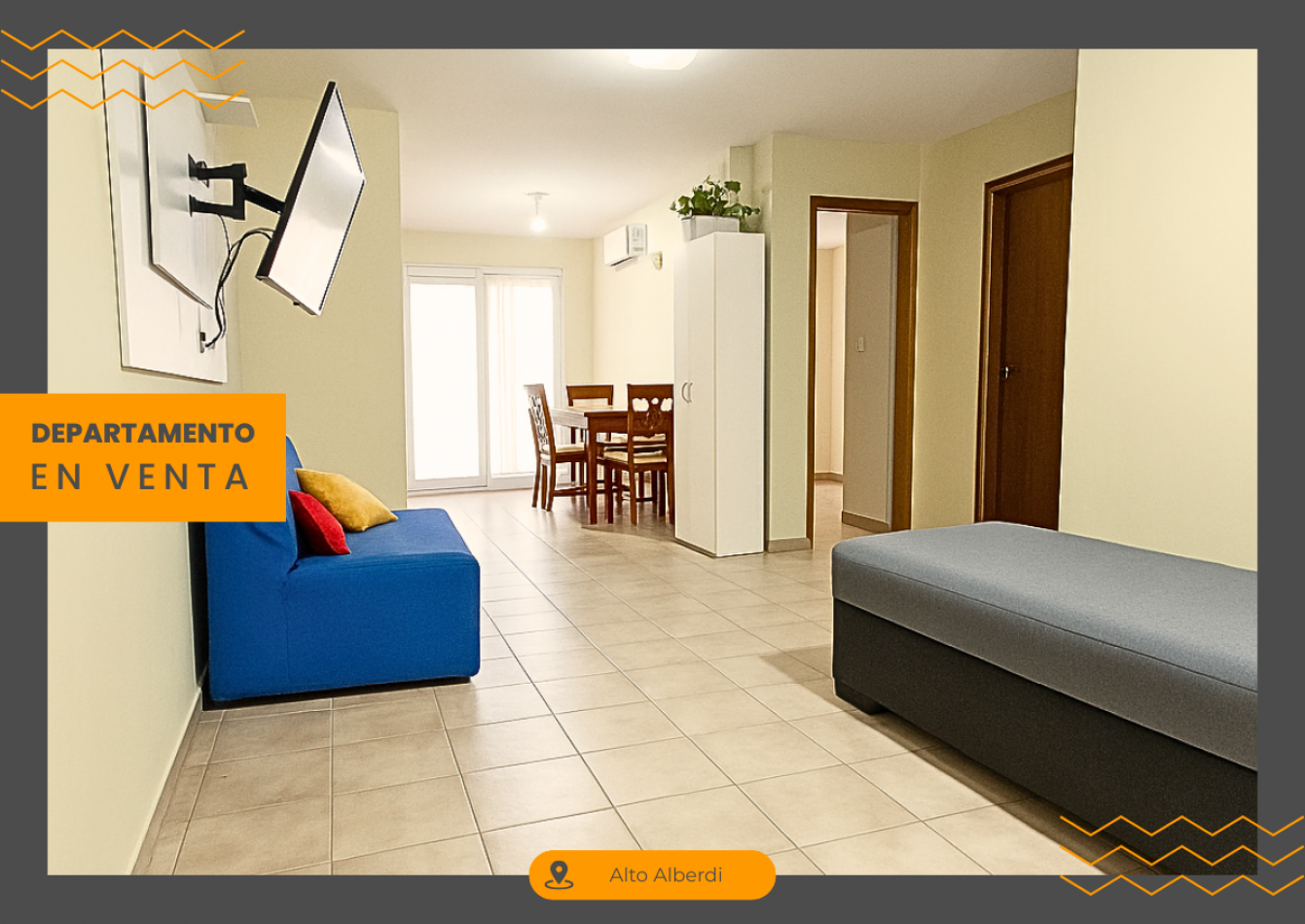 VENTA DEPARTAMENTO ALTO ALBERDI 2 DORMITORIOS ESCRITURA