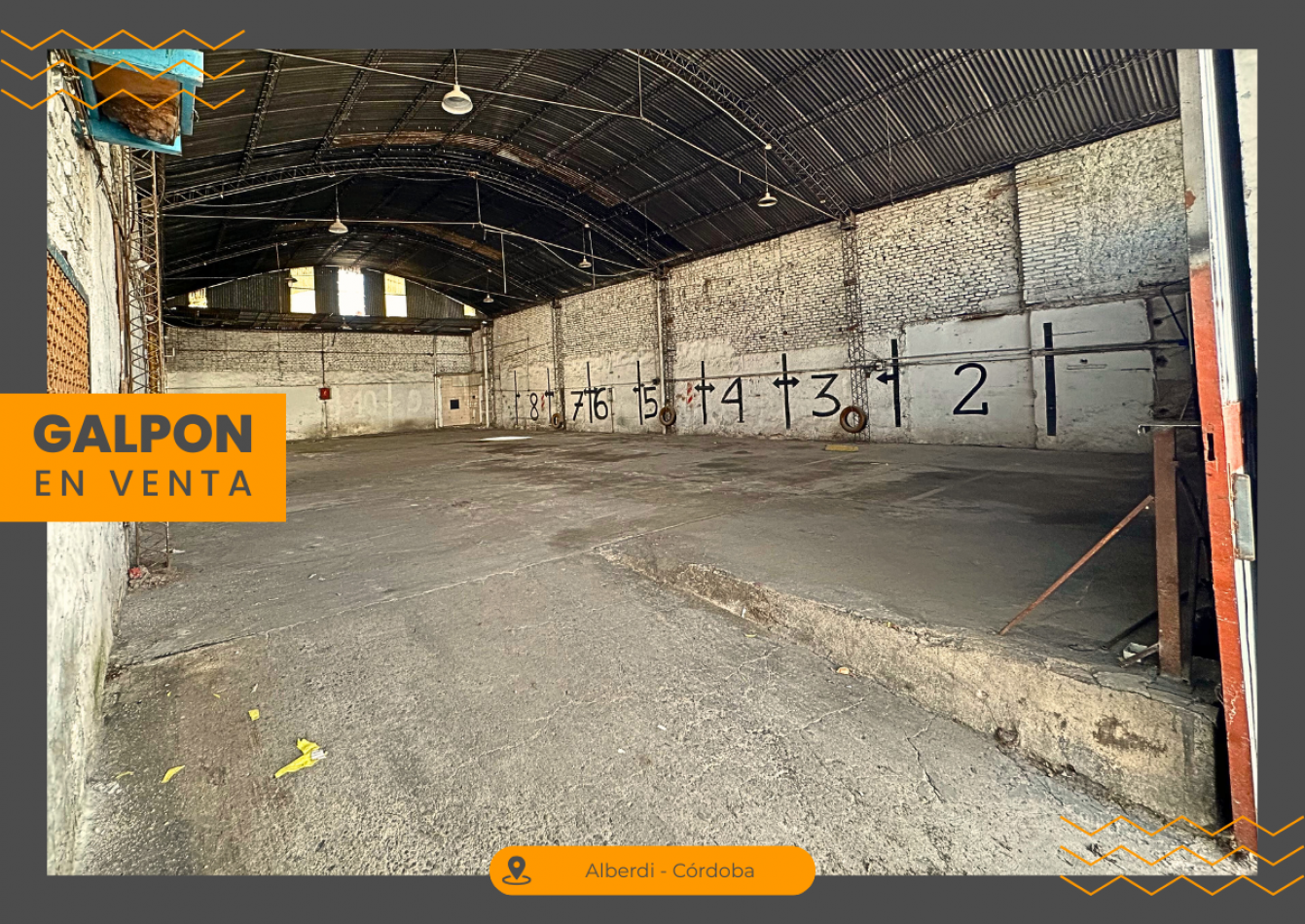 Galpon en venta apto desarrollo o cochera - 300 m² en Alberdi - Santa Rosa 2060