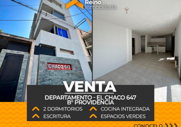 DEPARTAMENTO B° PROVIDENCIA - 2 DORMITORIOS - COCINA INTEGRADA - APTO CREDITO