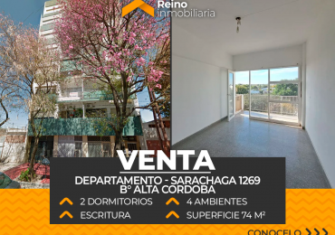 OPORTUNIDAD DEPARTAMENTO B° ALTA CORDOBA - 2 DORMITORIOS - APTO CREDITO