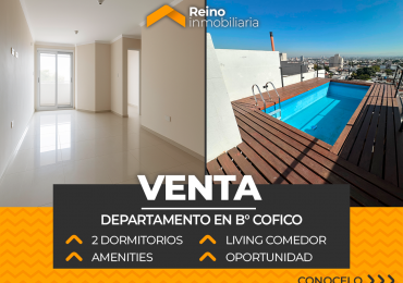 DEPARTAMENTO HERMOSO B° COFICO - 2 DORMITORIOS - AMENITIES
