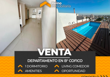 DEPARTAMENTO HERMOSO B° COFICO - 1 DORMITORIO - AMENITIES