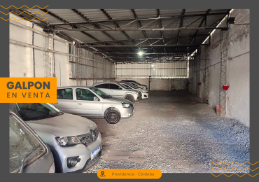 ESPECTACULAR GALPON A LA VENTA EN B° PROVIDENCIA APTO COCHERA O DESARROLLO INMOBILIARIO