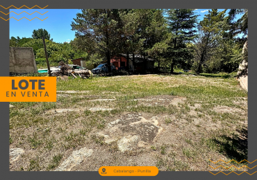 HERMOSO LOTE EN VENTA de 715m2 EN LAS SIERRAS DE CORDOBA - CABALANGO 