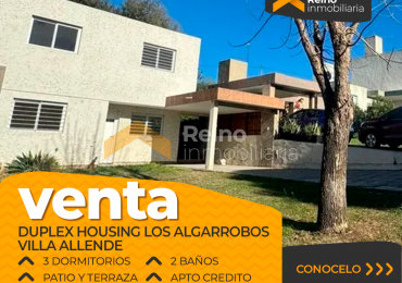 OPORTUNIDAD VENTA DUPLEX HOUSING 3 DORMITORIOS VILLA ALLENDE